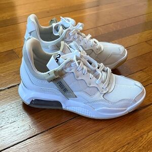 Women’s Nike Jordan MA2 White/Gum. Womens 9.5/Mens 8. Used